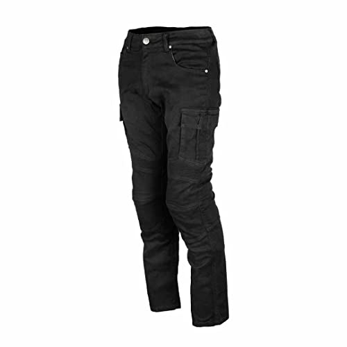 GMS Lizard Cargo Motorrad Textilhose, schwarz, 34