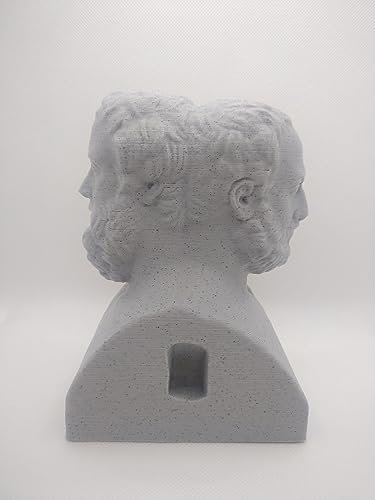 3D-gedruckte Janus-Statue – Herodotus und Thucydides