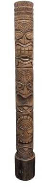 Villa Métisse Totem Tiki XXL, 150 cm, aus Holz