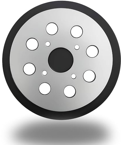 Toromp 5 Inch Metal Replacement Sander Pad - Compatible with Ryobi RS290, RS240, RS280 Orbital Sanders - Hook and Loop Sanding Pad