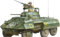 ANDYS Hobby Headquarters AHHQ-008 M8 Greyhound US Light Armored Car + Figur Maßstab 1:16 Modellbausatz Plastikmodellbau