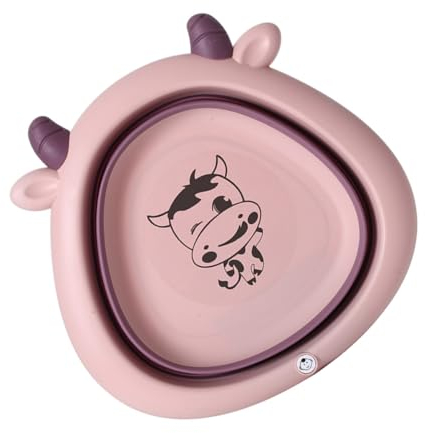 TOYANDONA 2St Waschbecken kinder waschtisch kinderwaschtisch kindergeschenke Portable washbasin für geldgeschenke geburtstag geburtstagsmitgebsl Karikatur kleiner Topf pp Rosa