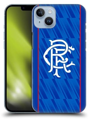 Head Case Designs Officially Licensed Rangers FC Home 2024/25 Kit Hard Back Case Compatible With Apple iPhone 14 Plus