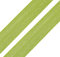 1m Einfassband 20mm hochelastisch 44% Elastan gefalzt Meterware Faltgummi Schrägband Farbwahl, Größe:20mm, Farbe:limette