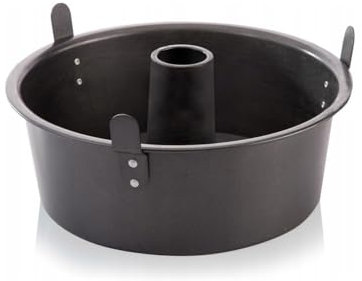 Wintem Antihaftbeschichtete Kuchenform aus Stahl, 26 cm, ideal für Chiffon Cake und Angel Cake – Füße zum Abkühlen umgedreht, weiche und stabile Kuchen, herausnehmbarer Boden und Mittelrohr