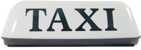 Panneau pour toit de taxi – Affichage pour toit de cabine – Panneau d'identification de taxi de voiture vintage | Pratique 12 V – Décoration de véhicule – Lampe de toit taxi de haute