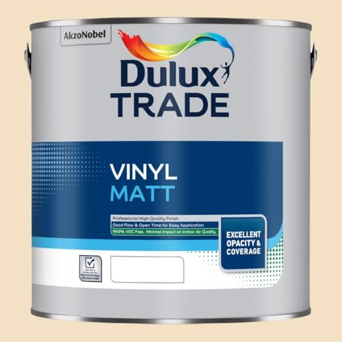 DULUX TRADE VINYL MATT HONEYSUCKLE 2.5L