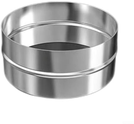 Raccordo di scarico in acciaio inox per una facile installazione su stufe a legna e da campeggio (160)