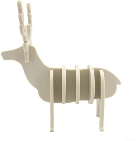 Charmante Elch-Silikon-Untersetzer, effektive Wärmeisolierung und rutschfeste Funktionalität für Ihr Zuhause (Beige)