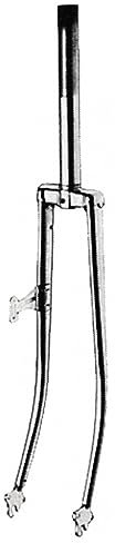 Point Hi-Ten 1-Größe 26-Schaft 185 Mm-Gewinde 70 Mm, Forcella per Bicicletta Sportiva. Unisex Adulto, Argento (Silber), Taglia Unica
