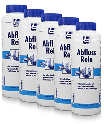 5x Dr. Becher Abfluss Rein 1 kg