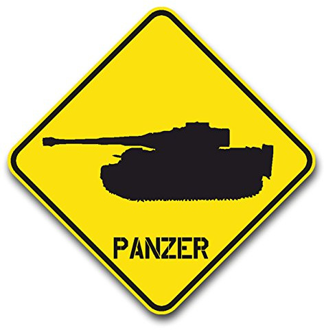 Aufkleber/Sticker Tiger Panzer Panzerdivision Sd.Kfz 181 15x15cm A615