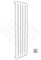 Corwen White Electric Vertical Radiators - PRE FILLED - 360mm (w) x 1250mm (h) Corwen White - 600W