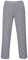 Portwest Pantalon de cuisine Barnet, Couleur: Bleu Check, Taille: XXXL, C075CHRXXXL
