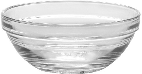 Duralex - Stackable Clear Bowl Lily 10.5 cm (4 1/8 in) Set of 6 by