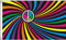 AZ FLAG - Flagge Regenbogen Wirbel - 150x90 cm - Schwul Fahne 100% Polyester mit Messing-Ösen - 110g