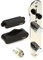 EMG T-System vorverdrahtetes Telecaster-Gitarren-Tonabnehmer-Set mit Kontrollplatte, Schwarz