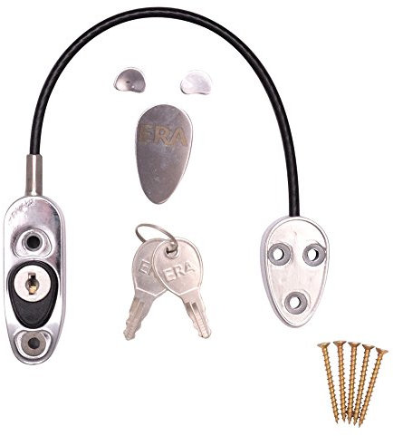 ERA Cable Window and Door Restrictor Polished Chrome