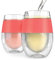 Host Taza de enfriamiento congelada de vino, silicona, coral, 8.89 x 8.89 x 8.89 cm