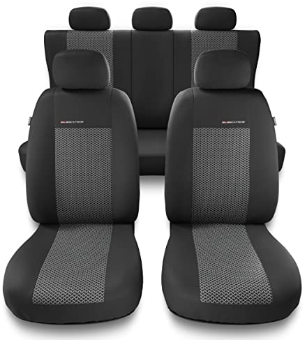 Mossa - Universal Sitzbezüge Auto kompatibel mit Ford Focus I, II, III, IV (1998-2019) - Autositzbezüge Schonbezüge für Autositze - UNE-2