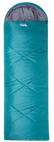 Mountain Warehouse Summit 250 Sleeping Bag - 3/4 Season - Spring Summer, Camping, Holiday, Outdoors Petrol (02) Left Handed Zip - Regular Length (200cm)