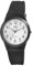 Q&Q Unisex-Uhr Silikon Dornschließe 10 Bar schwarz Analog Quarz VQ50J023Y