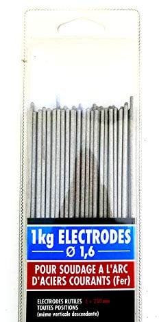 CEVAL France 1kg d'électrodes rutiles diam 1.6mm