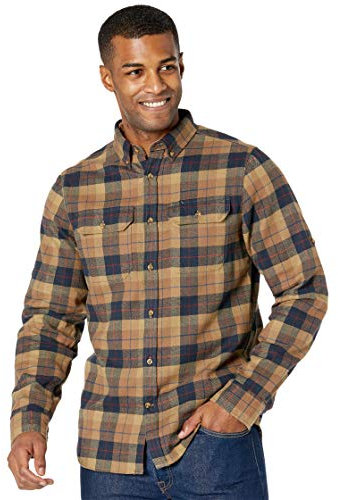 Fjällräven Singi Heavy Flannel Shirt M T-Shirt à Manches Longues Homme Dark Sand FR: XL (Taille Fabricant: XL)