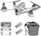 BaiTTang Drone GPS 4K avec Double Appareil Photo pour Adultes et débutants, 3280ft RC Distance, 5g WiFi FPV Vidéo Pliable Video Pliable, Suivez-Moi, 25 + 25 Minutes de Long vol (Color : White)