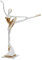 HAUCOZE Ballerina Figur Statue Modern Skulptur Arts Tanz Dekor Geschenk Polyresin 30cm