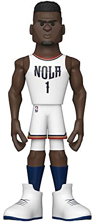Funko Gold 5 NBA: Pelicans-Zion Williamson - (Home Uni) - 1/6 Quote Für Seltene Chase-Variantease - Sammelbare Vinyl-Actionfigur - Geschenkidee Zum Geburtstag - Offizielle Handelswaren und Display