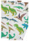 PUXUQU Handtuch 2er Pack, Bunt Dinosaurier Gesichtstuch für Badezimmer Küche Hotel Strandreisen