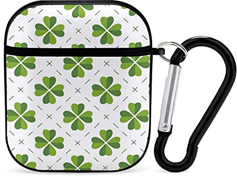 Airpods-Hülle Shamrocks-Klee-Muster Airpod Hard Case Cover Kopfhörerhüllen Für Apple Airpods1 Airpods2
