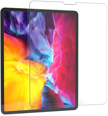EAZY CASE - Displayschutzfolie kompatibel mit iPad Pro 12,9 2020 Displayschutz Glas 12,9 Zoll Glasfolie 9H Härte 0,3mm dünne Tabletschutzfolie Tablet Schutzglas Folie Transparent Ultra Klar