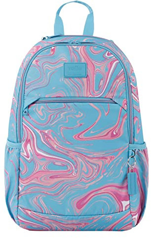 TOTTO Mochila Eco-friendly estampado verde y rosa - Tracer 2