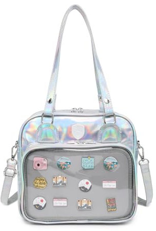 CHERRY SAUCE Ita Mehrzweck-Rucksack, Umhängetasche, Messenger- und Schultertasche zur Präsentation von Anime-Artikeln, Laser, Stabil