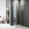 BD-Baode Duschkabine 90x100cm Eckig Duschkabine Großer Öffnungsraum 180º Doppel Falttüren Dusche Duschwand, 185 cm, 5 mm Sicherheitsglas (ESG)