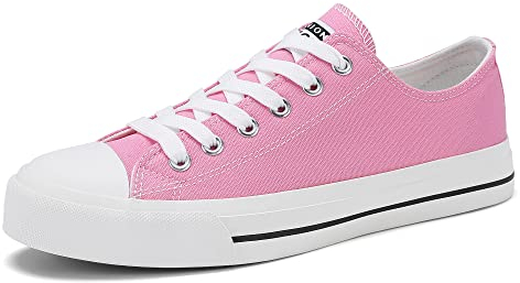Casbeam Schuhe Damen Mode Segeltuchschuhe für Frauen Freizeitschuhe Frauen Flache Segeltuchschuhe Damenschuhe Rosa