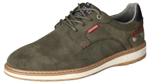 MUSTANG Herren Halbschuhe Grün, Schuhgröße:EU 44
