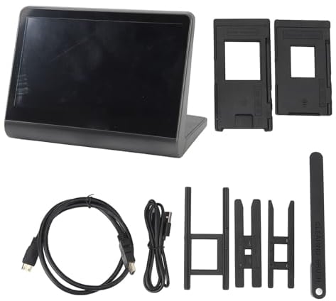 Film Scanner, 16G Film and Slide Scanner with 7inch 48MP HD Screen Photo Scanner for 135 126KPK 110 Super 8mm Film Monochrome Slide