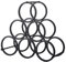 SUNFECILI Tabletop Wine Rack, 6 Wine Bottle Holder Stand for Counter, No Assembly Required Small Metal Wine Rack Countertop, Freestanding Black Wire Wine Bottle Storage Rack, Wine
