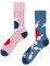 Dedoles Socken Unisex Damen Herren & Kinder Baumwolle viele lustige Designs 1 Paar Geschenk links rechts verschieden, Farbe: Blau, Motiv: Bowling, Gr. 39-42