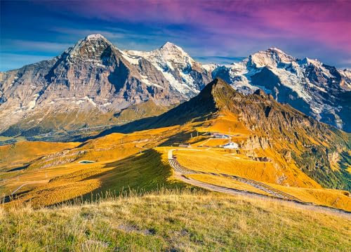 Jungfrau Puzzle 1000 Teile Erwachsene Monch Eiger North Face Puzzle Erwachsene 1000 Teile Puzzles
