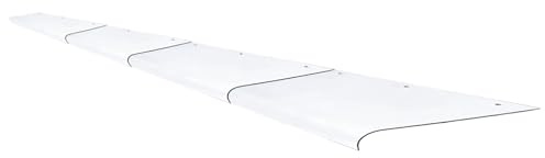 Porch Canopy Awning For Window，Invisible Window Rain Shelter Cover，Curved Door Window Awning Canopy，Can Be Installed On Earth Walls, Brick Walls, Wooden Walls, Stone Walls.(Plane,470cm/185in)