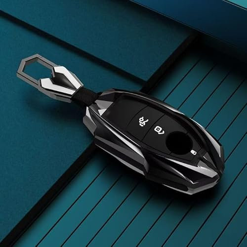 Auto Schlüssel Cover für Mercedes-Benz CLA 200 180,Zinklegierung Autoschlüssel Gehäuse Autoschlüssel Shell Autoschlüssel Hülle Schutz-Hülle für Autoschlüssel Antikollisions Anti Fall Autozubehör