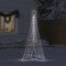 IKAYAA Luces Árbol de Navidad con Estrella, Arbol Navidad Exterior Led, 339 LED Impermeables luz 8 Modos, Arbol Navidad Led 187 cm, Blanco frío, Decoración Navidad Jardín Exterior