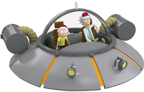 Hallmark Keepsake christmas ornament 2025, Rick and Morty Rick's Ship, TV Show Gifts