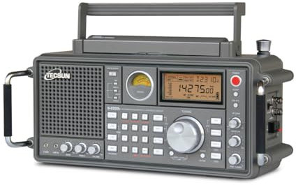 Tecsun S-2200-X - Receptor de Radio, Triple conversión, DSP, recepción multimodo, Pantalla LCD