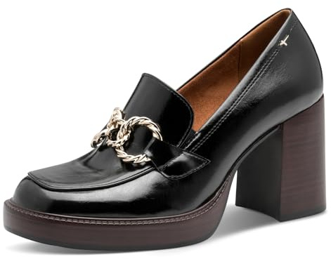 Tamaris Damen Slipper Vegan schwarz 38