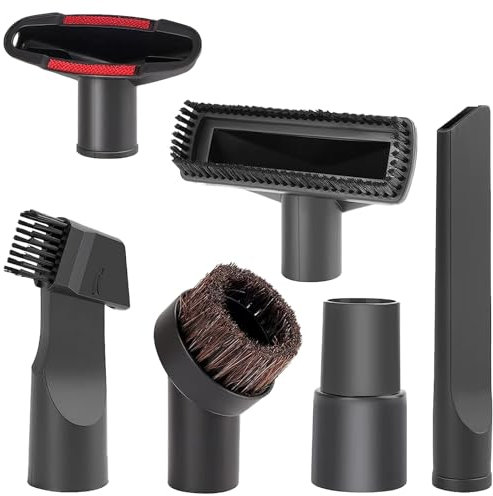 MINISOISO 6 Piezas Accesorios de Aspiradora Universal, Accesorios para Aspiradoras, Compatible con Calibre 32 mm y 35 mm para Boquilla Aspiradora